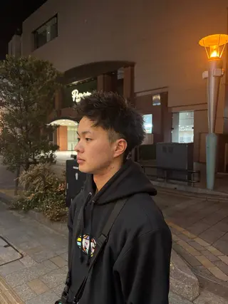 メンズ 郡山駅前美容師 真野目暉のヘアスタイル