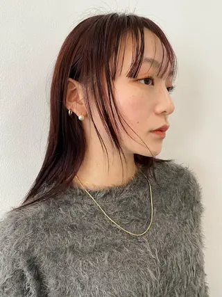 ロング カラー サトウ ナナのヘアスタイル