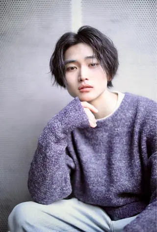 ミディアム パーマ メンズ moanin モーニンのヘアスタイル