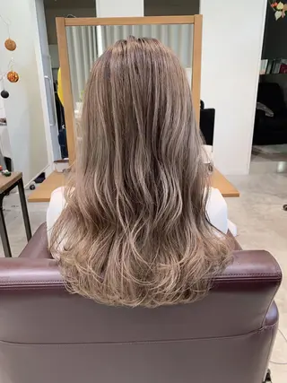 ロング カラー HAREru. モデル募集【戸塚】のヘアスタイル
