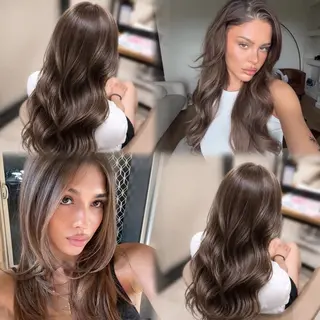 ロング カラー 透明感カラー × 海外ヘア🌺 ココノのヘアスタイル