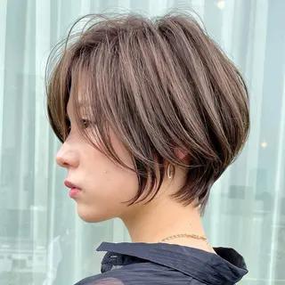 ショート カラー 朝ラク/大人ショート /銀座/若狭真央のヘアスタイル