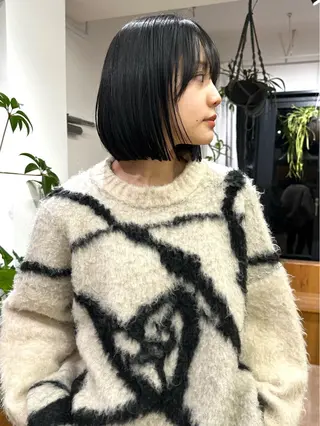ショート カラー 水田 成美のヘアスタイル