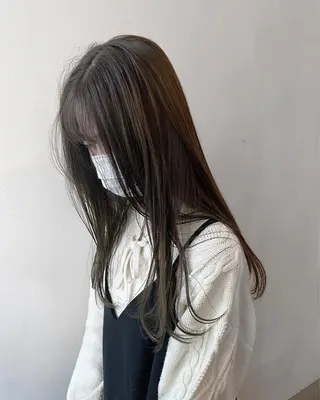 ロング カラー フレンチボブパーマ Yuukiのヘアスタイル