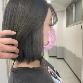 ミディアム カラー 吉村 夏椰のヘアスタイル