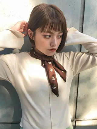 ショート カラー 坂口 功一郎のヘアスタイル
