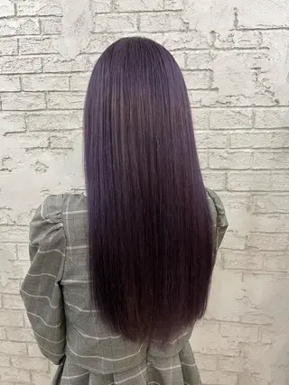 ロング カラー 🪽髪質改善縮毛矯正 🤍MIU🤍のヘアスタイル