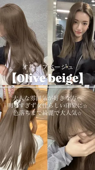 ロング カラー 抜きっぱなしブロンド /ハイトーン/カナタのヘアスタイル
