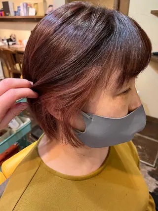 ショート カラー 竹谷 千佳子のヘアスタイル