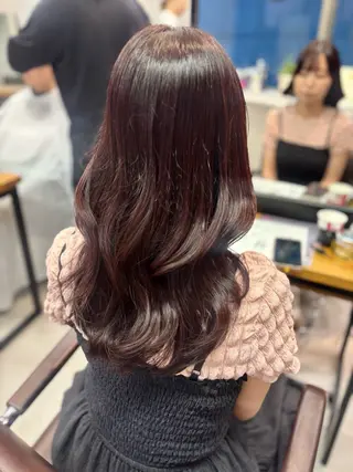 ロング カラー girly上品ヘア 🎀/ベージュikuのヘアスタイル