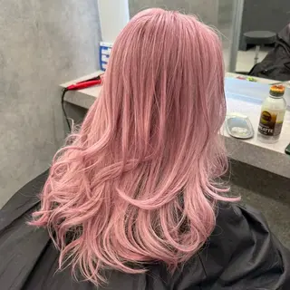 カラー Yoshiいろあそび 八王子/ハイトーンのヘアスタイル