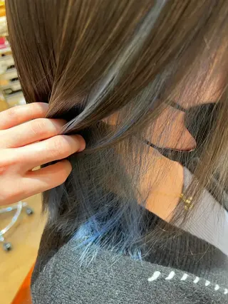 ミディアム カラー Lita KANAのヘアスタイル