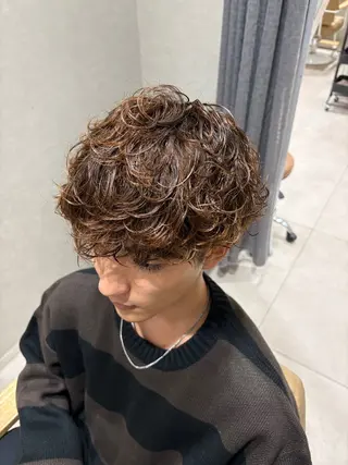 パーマ メンズ 💜N°大分💜 三浦のヘアスタイル