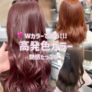 カラー HONOKA/矯正/ ボブ/艶感カラーのヘアスタイル