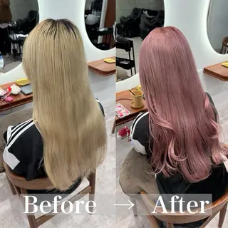 ロング カラー .*・゚ izumi ・*.のヘアスタイル