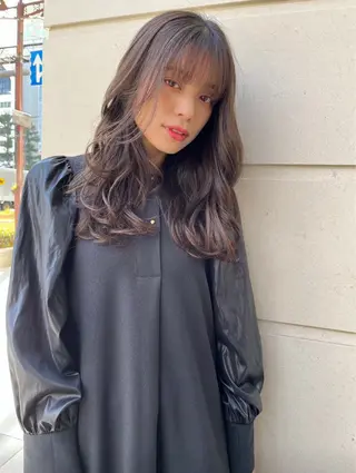 ロング カラー 小林蒼太 梅田モデル募集のヘアスタイル