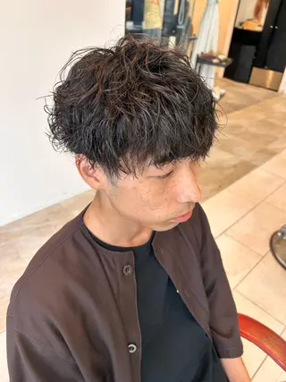 ショート パーマ メンズ 🍁メンズ特化美容師 /関根玲空🍁のヘアスタイル