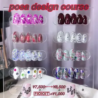 ネイル posa nail モエミのネイルデザイン