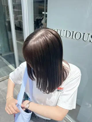 ミディアム カラー ayaka♡ 柔らかカラーのヘアスタイル