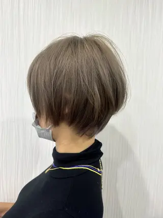 ショート カラー エクステ ひょう/germeのヘアスタイル