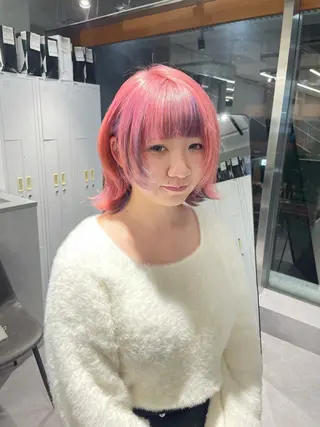 ショート カラー 渡辺春衣 ☆カットモデル募集のヘアスタイル