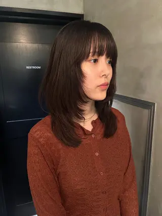 セミロング デザイン/アレンジ ❤︎イシイレイのヘアスタイル