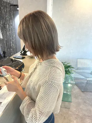 ショート カラー 城 慎太郎のヘアスタイル