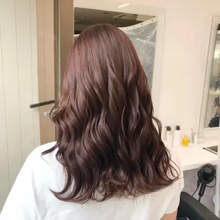 セミロング カラー パーマ ヘアアレンジ メンズ キッズ ネイル マツエク・マツパ 上品＆韓国風 🥀海心🥀のヘアスタイル