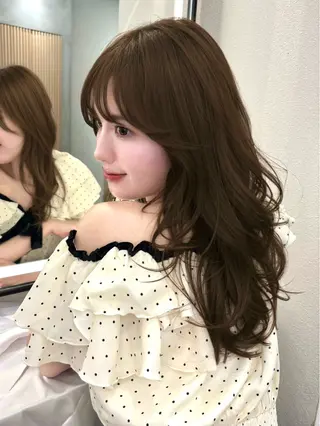 ロング カラー YUI 透明感🌱 艶カラー🍓浦和のヘアスタイル