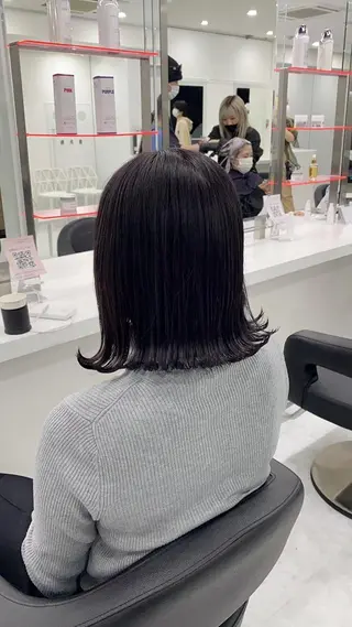 カラー 🩶透髪×モテ髪🩶 FRUITS🏹🩶のヘアスタイル