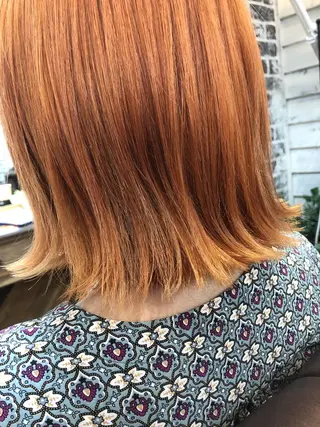 ミディアム カラー 半個室サロン🫧 ササキアヤカのヘアスタイル