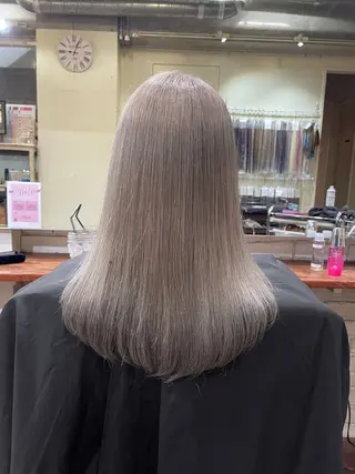 セミロング カラー 🦋韓国hair🦋 エクステ店長sakiのヘアスタイル