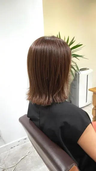 ミディアム カラー navile原宿 yumaのヘアスタイル
