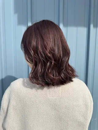 ミディアム カラー sugiyama noaのヘアスタイル