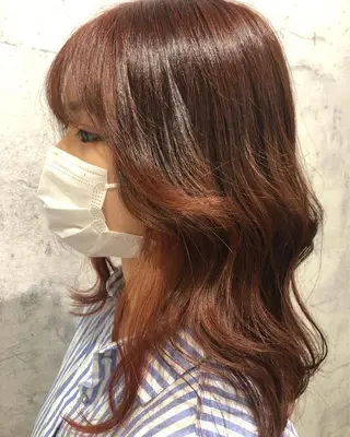 ミディアム LICO 木村真知子のヘアスタイル