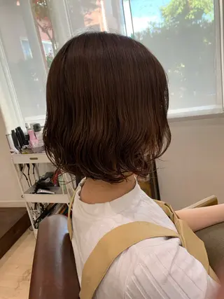 ミディアム パーマ 髪質改善𖧷美髪𖧷 ayakaのヘアスタイル