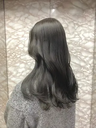 ロング カラー ベージュ透明感カラー 💟AYUMI💟のヘアスタイル