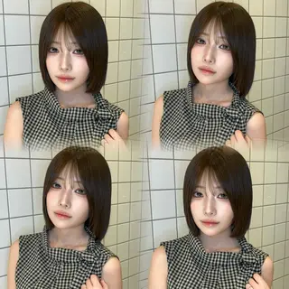 ミディアム カラー ヘアアレンジ 韓国ヘア/ロー レイヤー/Rumiのヘアスタイル