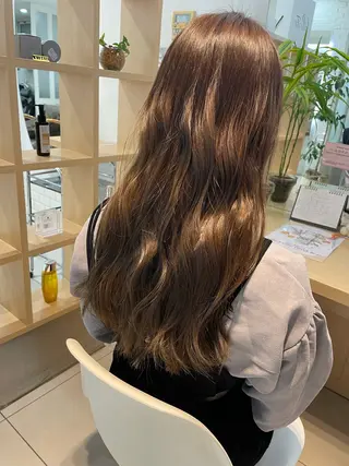 セミロング ❤︎韓国レイヤー❤︎ アカリのヘアスタイル