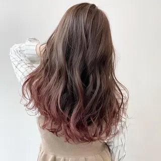 セミロング カラー ヘアアレンジ 艶髪/髪質改善/縮毛 masae🌼のヘアスタイル