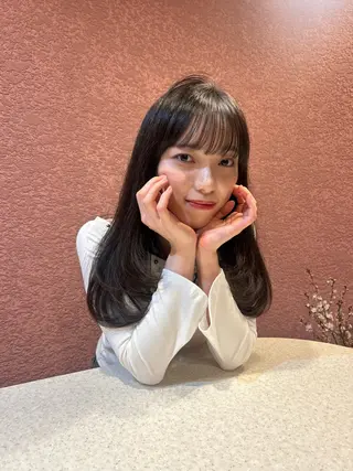 セミロング 透明感カラー♡ 原宿美容室￤Rinaのヘアスタイル