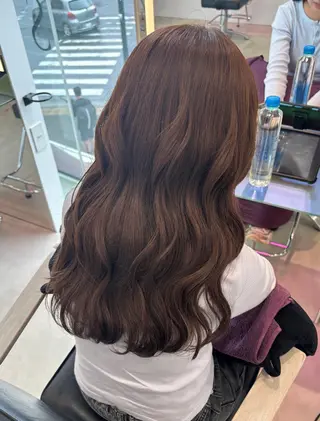 ロング カラー 大塚 実優のヘアスタイル