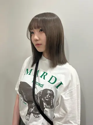 ミディアム hair&eye🎀 /momoKaのヘアスタイル