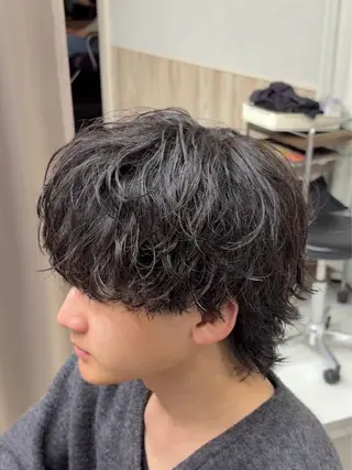 ショート パーマ メンズ GRANDEUR ryuのヘアスタイル