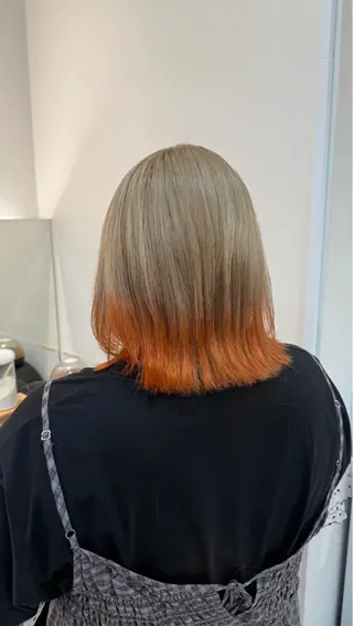 カラー レイヤーカット🎶み お🎀カラーのヘアスタイル