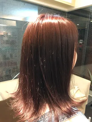 ミディアム カラー こすげひろと カラー講師のヘアスタイル