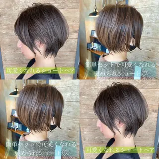 ショート カラー 中田 敏明のヘアスタイル