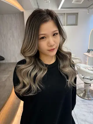 ロング カラー 北九州①の艶髪師♥️ ♣️♦️♠️翔大のヘアスタイル