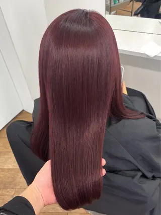 セミロング ブリーチ/ダブルカラ ー🍀mizukiのヘアスタイル