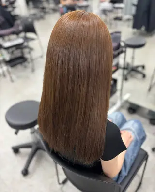 ロング カラー 🌿‬透明感カラー 🫧ひなの🧸のヘアスタイル